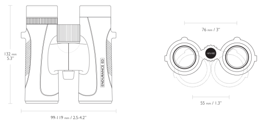 Бинокль Hawke Endurance ED 10x32 WP (36202)